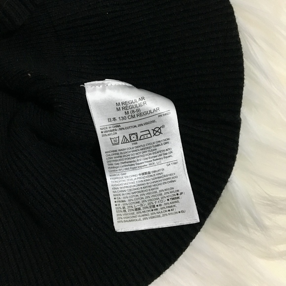 Gap Black Skirt Soft Knit Sz.8 Super Cute! - Picture 6 of 6